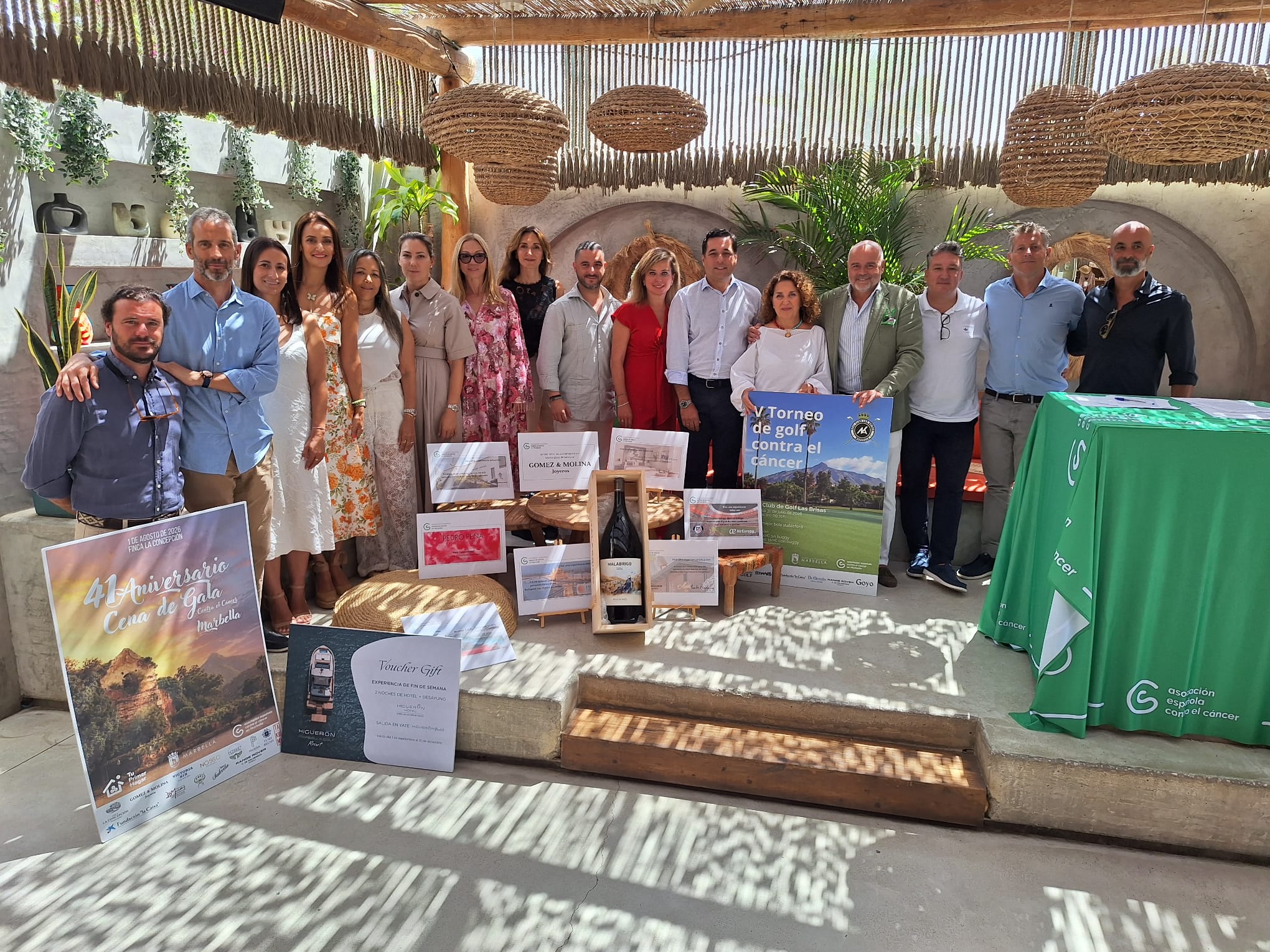 La Asociación Española Contra el Cáncer presenta en Nosso Beach Club las novedades de la 41 edición de la Gala de Marbella con el 65% de las entradas vendidas La Asociación Española Contra el Cáncer presenta en Nosso Beach Club las novedades de la 41 edición de la Gala de Marbella con el 65% de las entradas vendidas