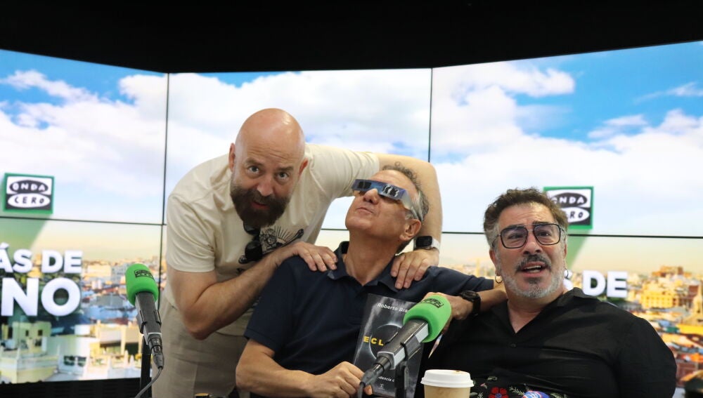 Roberto Brasero, Goyo Jiménez y Agustín Jiménez
