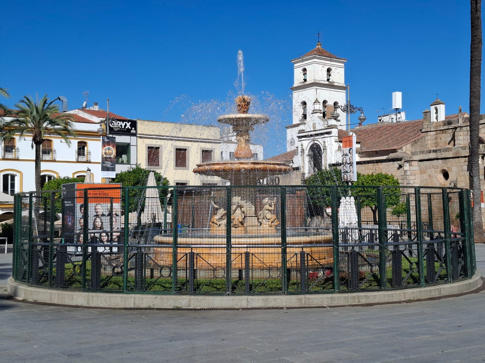 Mérida baraja un cambio de ubicación para las pantallas gigantes de la final del Mundial Mérida baraja un cambio de ubicación para las pantallas gigantes de la final del Mundial