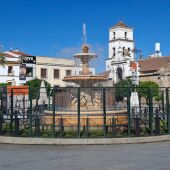 Fuente de la Plaza de España de Mérida