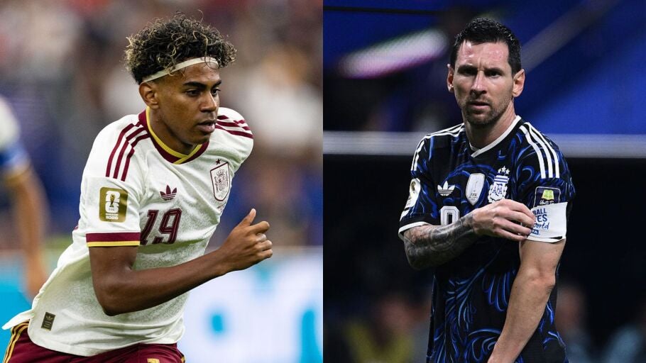 Lamine Yamal y Leo Messi