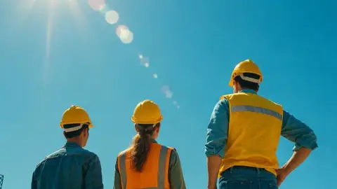 La campaña 'Frente al calor ¡protégete!' ofrece a los trabajadores al aire libre consejos ante las altas temperaturas La campaña 'Frente al calor ¡protégete!' ofrece a los trabajadores al aire libre consejos ante las altas temperaturas