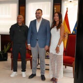 Imagen del encuentro entre Cazorla y Barbón