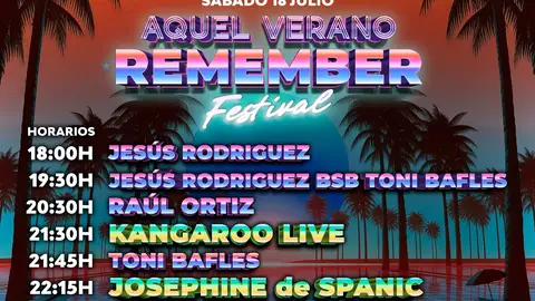 Este sábado 18 Remember Festival en Siente Santa Pola XP Este sábado 18 Remember Festival en Siente Santa Pola XP