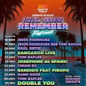 Este sábado 18 Remember Festival en Siente Santa Pola XP