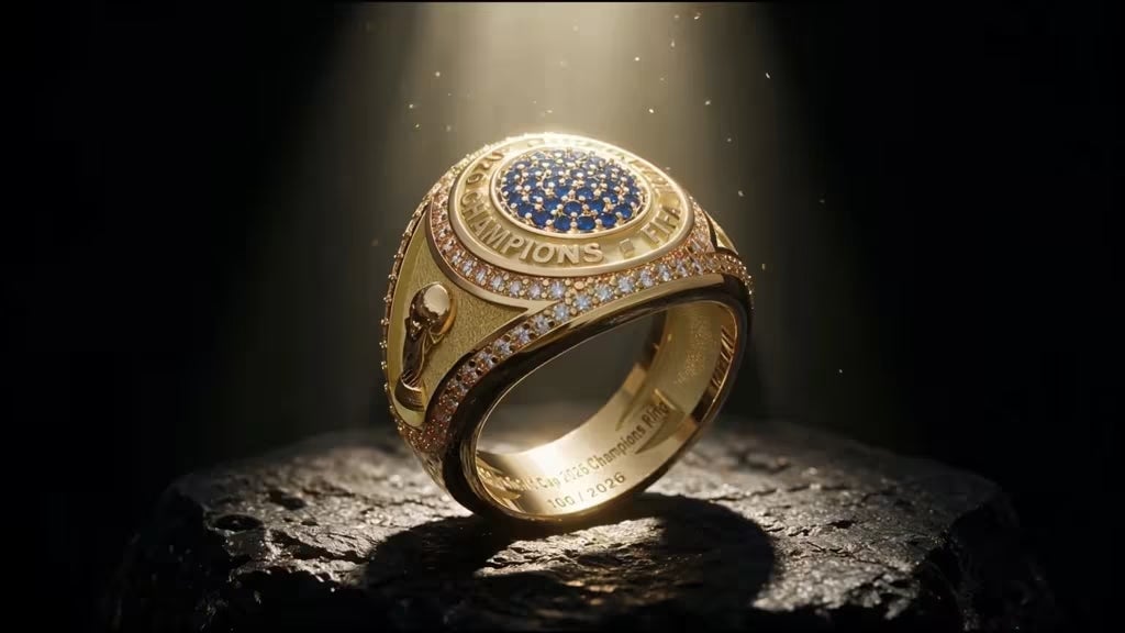 La nueva ocurrencia de la FIFA para los ganadores del Mundial: un anillo de campeón al más puro estilo NBA La nueva ocurrencia de la FIFA para los ganadores del Mundial: un anillo de campeón al más puro estilo NBA