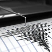 Imagen de archivo de un terremoto. Imagen de archivo de un terremoto.