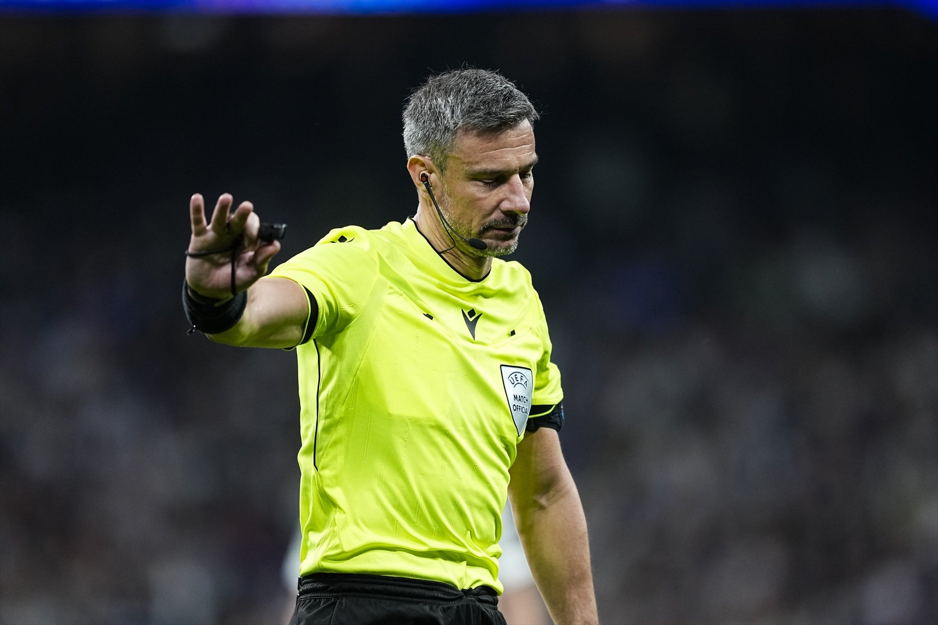 Imagen de archivo de Slavko Vinčić, el árbitro de la final del Mundial 2026 entre España y Argentina Imagen de archivo de Slavko Vinčić, el árbitro de la final del Mundial 2026 entre España y Argentina