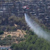 Un helicóptero de lucha contra incendios en una foto de archivo. 