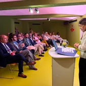 Irene Ruz, concelaja de Turismo, durante el acto de presentación. Irene Ruz, concelaja de Turismo, durante el acto de presentación.