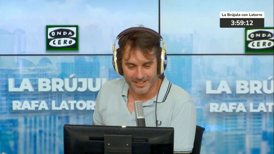 Rafa Latorre en los estudios de Onda Cero