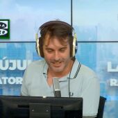 Rafa Latorre en los estudios de Onda Cero