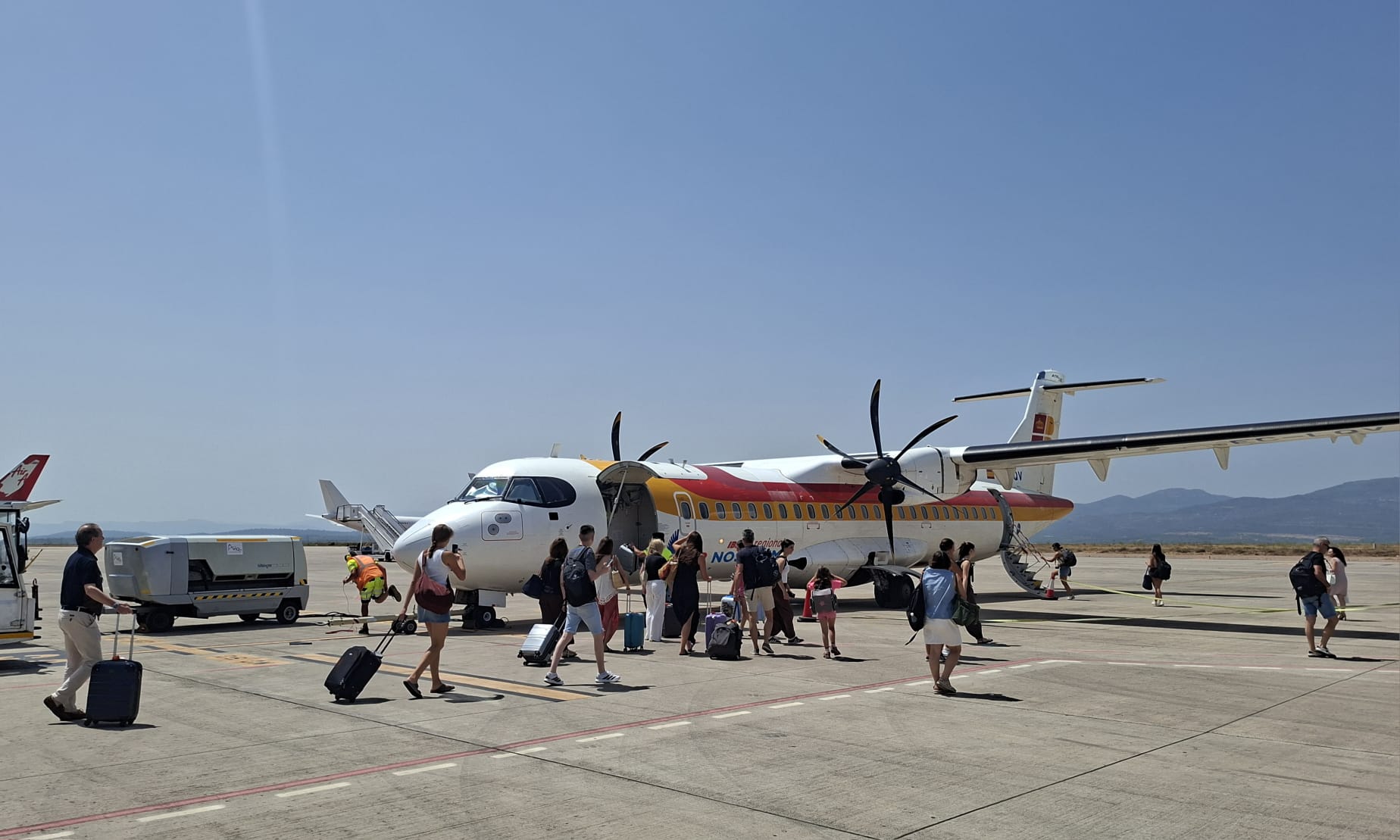 El aeropuerto de Castellón estrena la ruta con Palma y alcanza por primera vez las 16 conexiones regulares El aeropuerto de Castellón estrena la ruta con Palma y alcanza por primera vez las 16 conexiones regulares