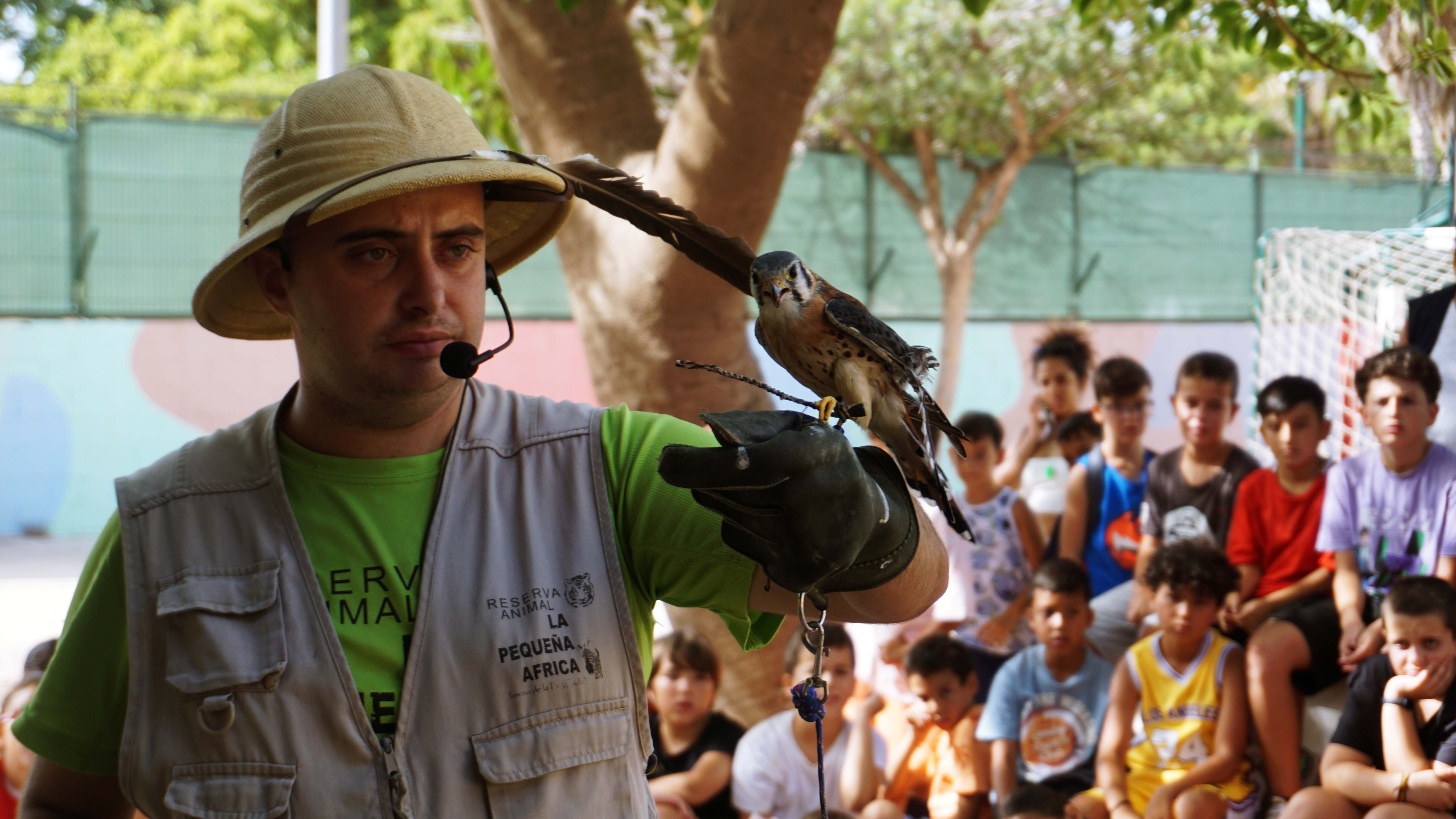 La reserva ‘La Pequeña África’ visita las colonias urbanas CaixaProinfancia para mostrar hábitats y educar en el respeto animal a 130 menores y jóvenes entre 3 y 18 años La reserva ‘La Pequeña África’ visita las colonias urbanas CaixaProinfancia para mostrar hábitats y educar en el respeto animal a 130 menores y jóvenes entre 3 y 18 años