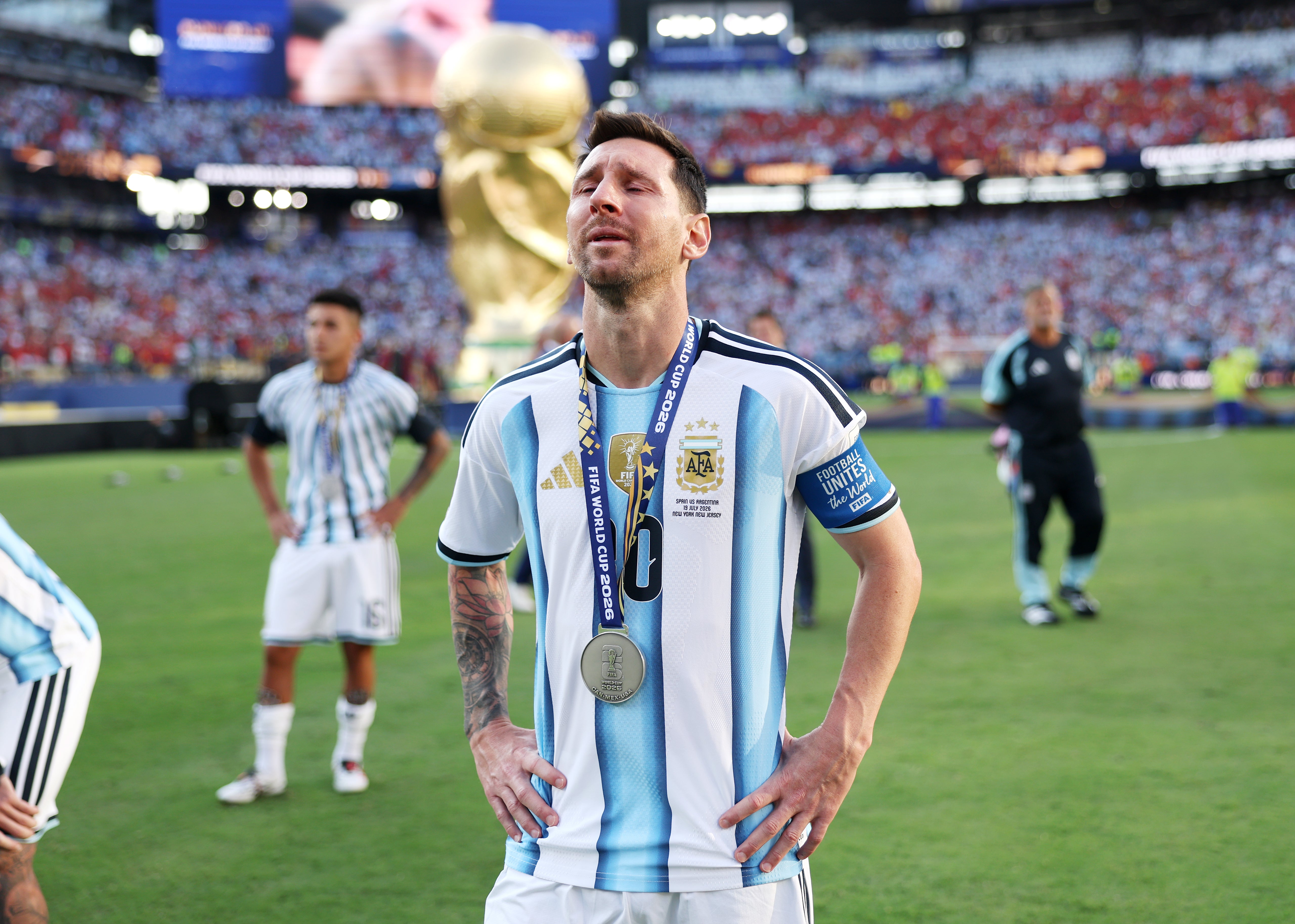 La desolación, la otra cara del Mundial: las lagrimas de Messi tras perder la final del Mundial La desolación, la otra cara del Mundial: las lagrimas de Messi tras perder la final del Mundial
