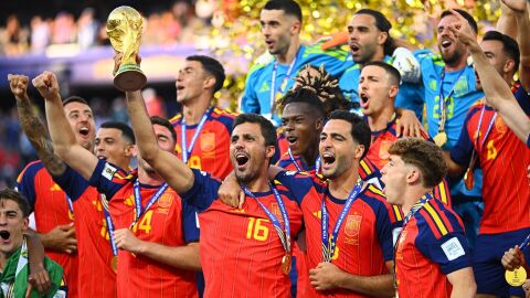 La selección española tras proclamarse campeona del mundo 2026 La selección española tras proclamarse campeona del mundo 2026
