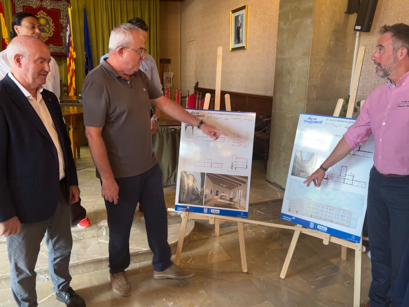 El antiguo 'hospici' de Sóller se rehabilitará para ofrecer 13 viviendas públicas en régimen de alquiler El antiguo 'hospici' de Sóller se rehabilitará para ofrecer 13 viviendas públicas en régimen de alquiler