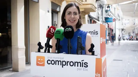 Esther Díez en la rueda de prensa de este lunes 20 de julio. Esther Díez en la rueda de prensa de este lunes 20 de julio.
