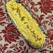 Ensaladilla de mayonesa de huevos fritos Ensaladilla de mayonesa de huevos fritos