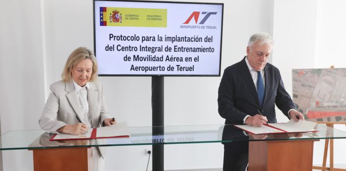 Primer paso para el Centro de Entrenamiento Aéreo en Teruel Primer paso para el Centro de Entrenamiento Aéreo en Teruel