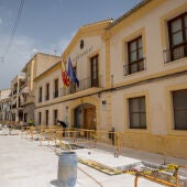 Avanzan los trabajos de reconversión en una plataforma única de la calle Federico García Lorca de l’Alfàs