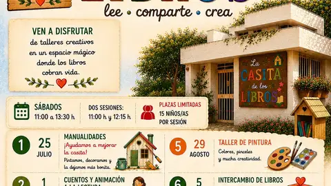 La biblioteca infantil reabre sus puertas este verano para niños y niñas de 6 a 12 años La biblioteca infantil reabre sus puertas este verano para niños y niñas de 6 a 12 años