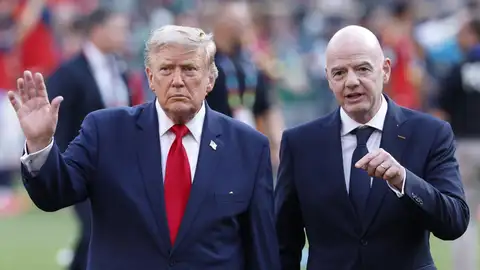 Donald Trump y Gianni Infantino, durante el Mundial 2026. Donald Trump y Gianni Infantino, durante el Mundial 2026.
