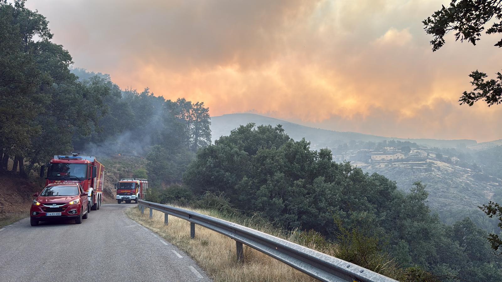 Los bomberos de Cuenca continúan colaborando en la extinción del incendio de Guadalajara Los bomberos de Cuenca continúan colaborando en la extinción del incendio de Guadalajara