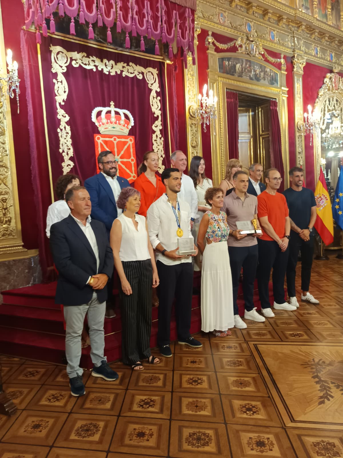 El Gobierno de Navarra homenajea a los navarros de la Selección Española de Fútbol El Gobierno de Navarra homenajea a los navarros de la Selección Española de Fútbol