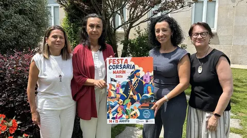 María Ramallo, alcaldesa de Marín María Ramallo, alcaldesa Marín, participó en la presentación de la fiesta Corsaria del concello de Marín