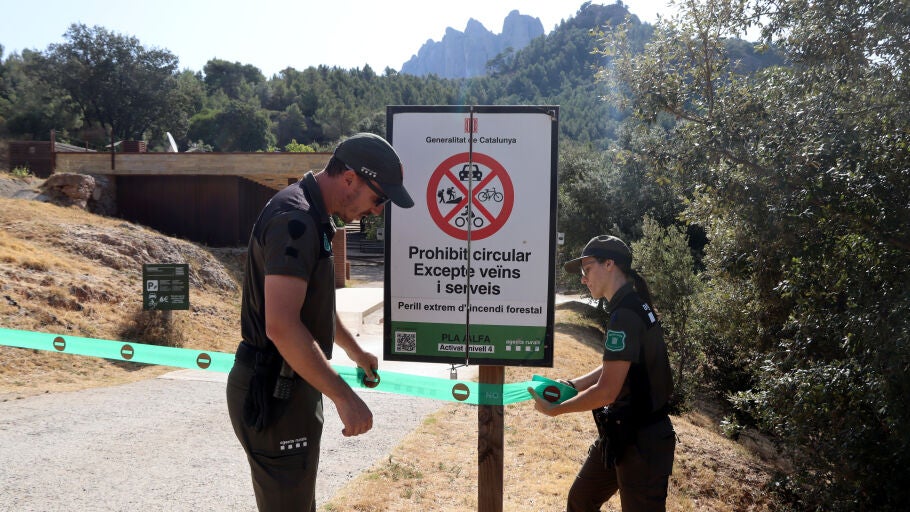 Agents Rurals prohibeixen l'acc&eacute;s a parcs naturals