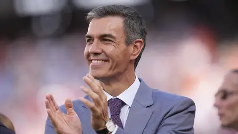 Pedro Sánchez durante la celebración de la final de la Copa del Mundo 2026 Pedro Sánchez durante la celebración de la final de la Copa del Mundo 2026