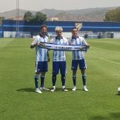 Calero, Juan Cruz y Dotor, en su presentación