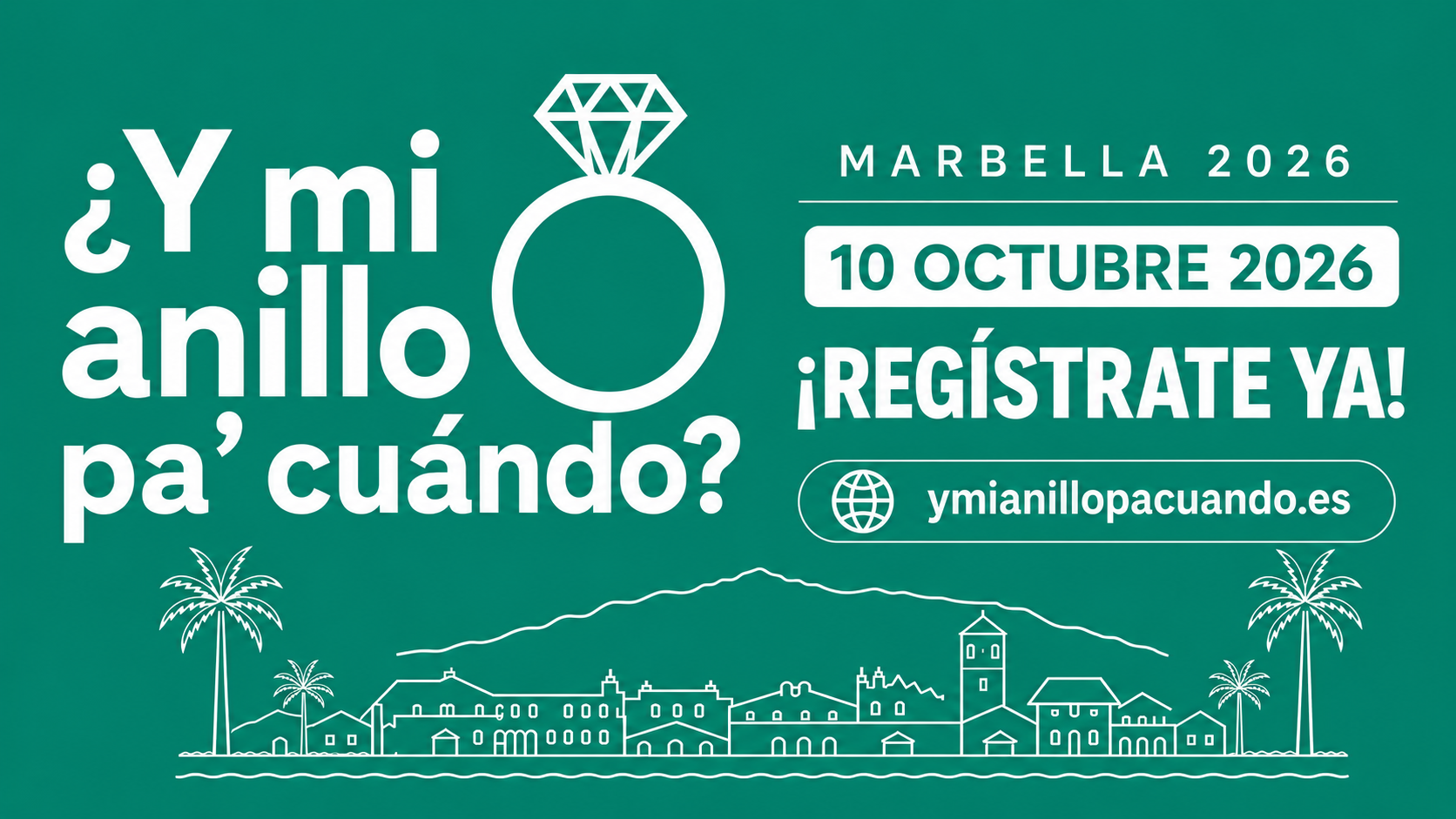Marbella acogerá el 10 de octubre la primera edición de la gincana ‘¿Y mi anillo pa’cuándo?’ Marbella acogerá el 10 de octubre la primera edición de la gincana ‘¿Y mi anillo pa’cuándo?’