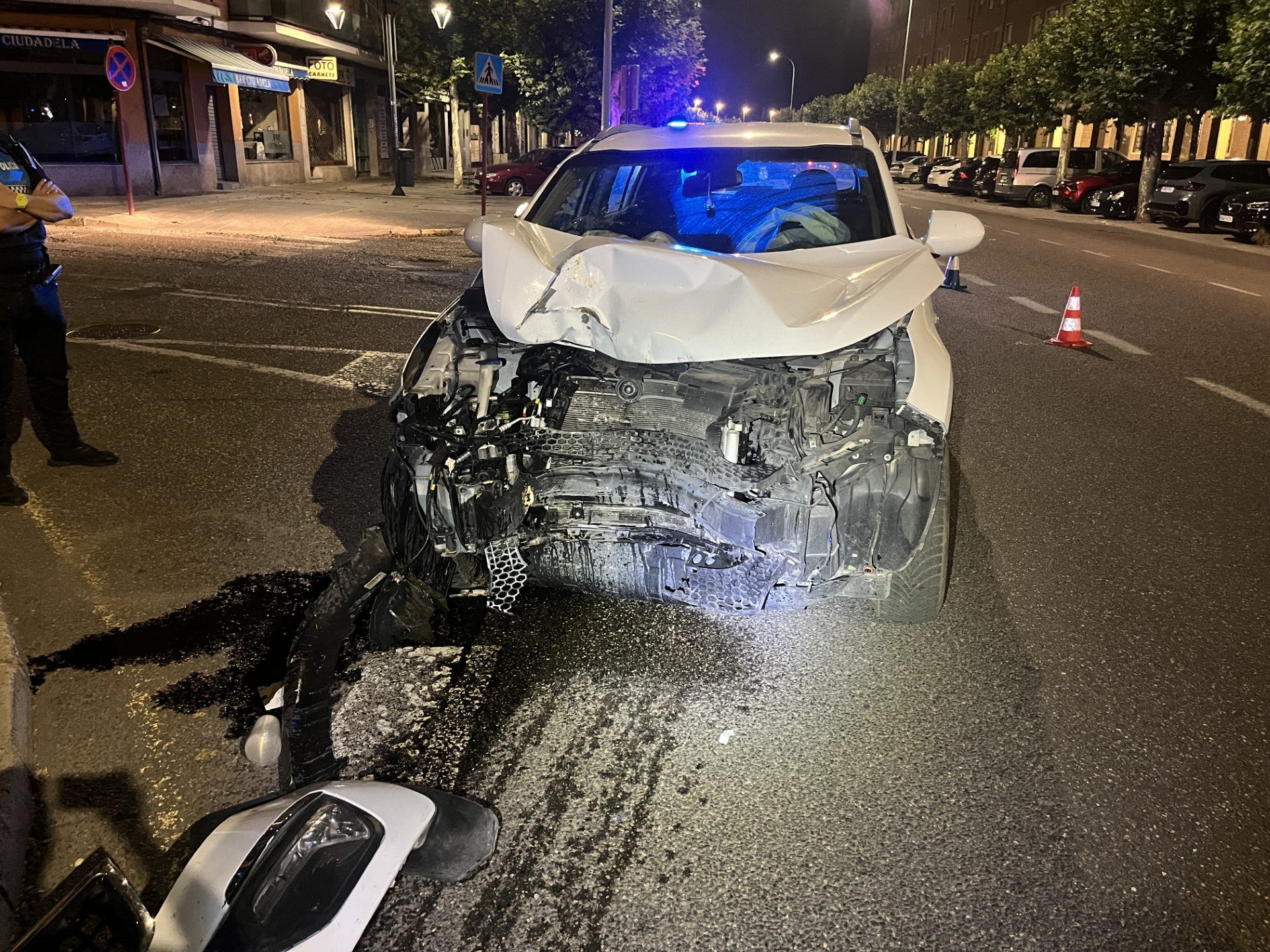 Investigado en Palencia tras sufrir un accidente con pérdida total de puntos Investigado en Palencia tras sufrir un accidente con pérdida total de puntos