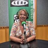 Agueda Reynés en los estudios de Onda Cero