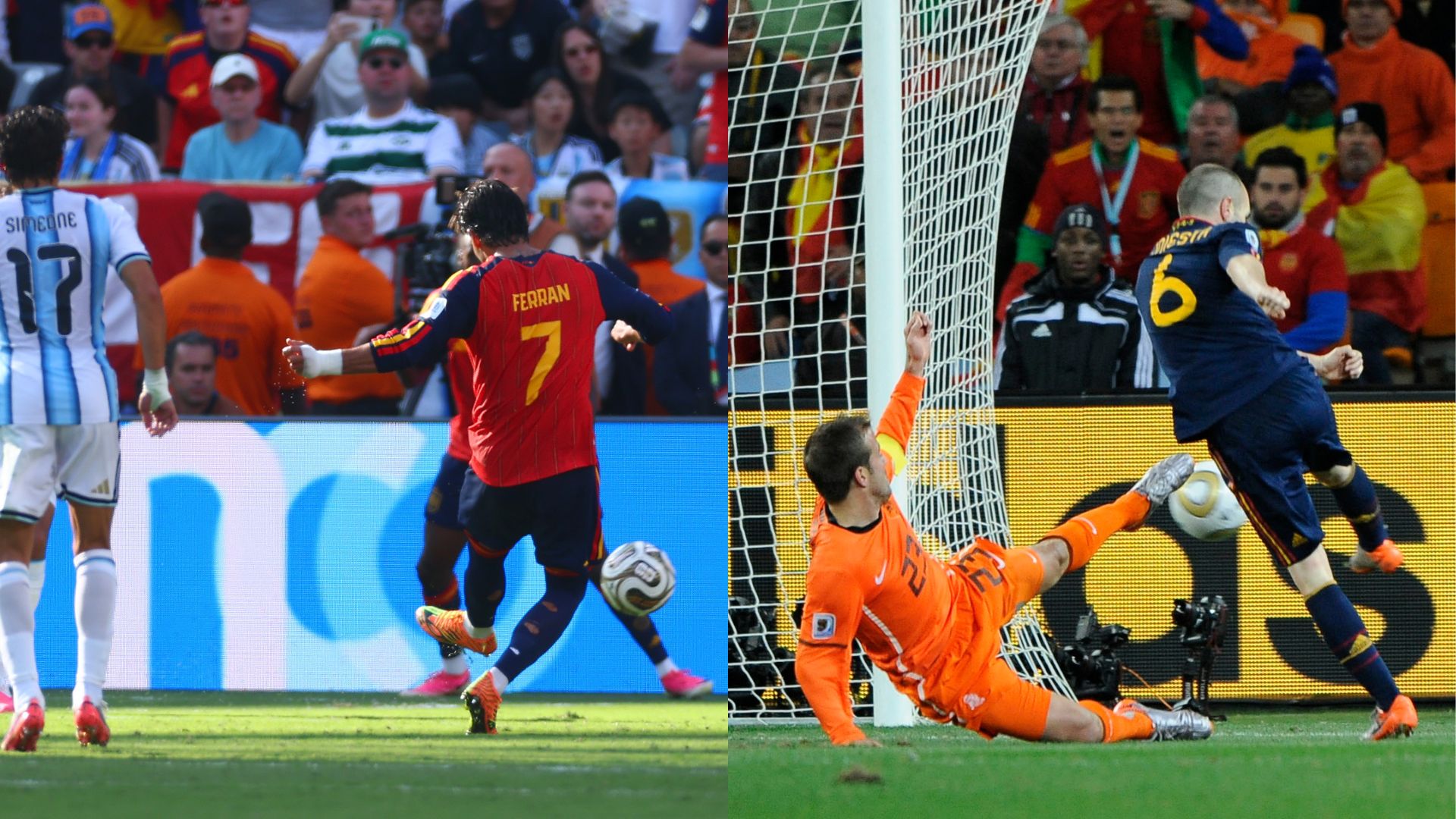 Las increíbles coincidencias entre el gol de Iniesta y el de Ferrán Torres en la final del Mundial Las increíbles coincidencias entre el gol de Iniesta y el de Ferrán Torres en la final del Mundial