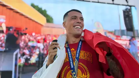 Pedro Porro en su ciudad deportiva ante todo Don Benito Pedro Porro en su ciudad deportiva ante todo Don Benito