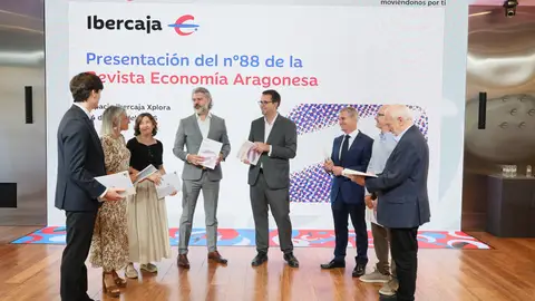 Ibercaja mantiene las previsiones de crecimiento para Aragón Se ha presentado el número 88 de la Revista Economía Aragonesa de Ibercaja