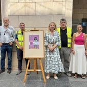 Dos puntos violeta y mucha información para evitar agresiones sexuales en Huesca Dos puntos violeta y mucha información para evitar agresiones sexuales en Huesca