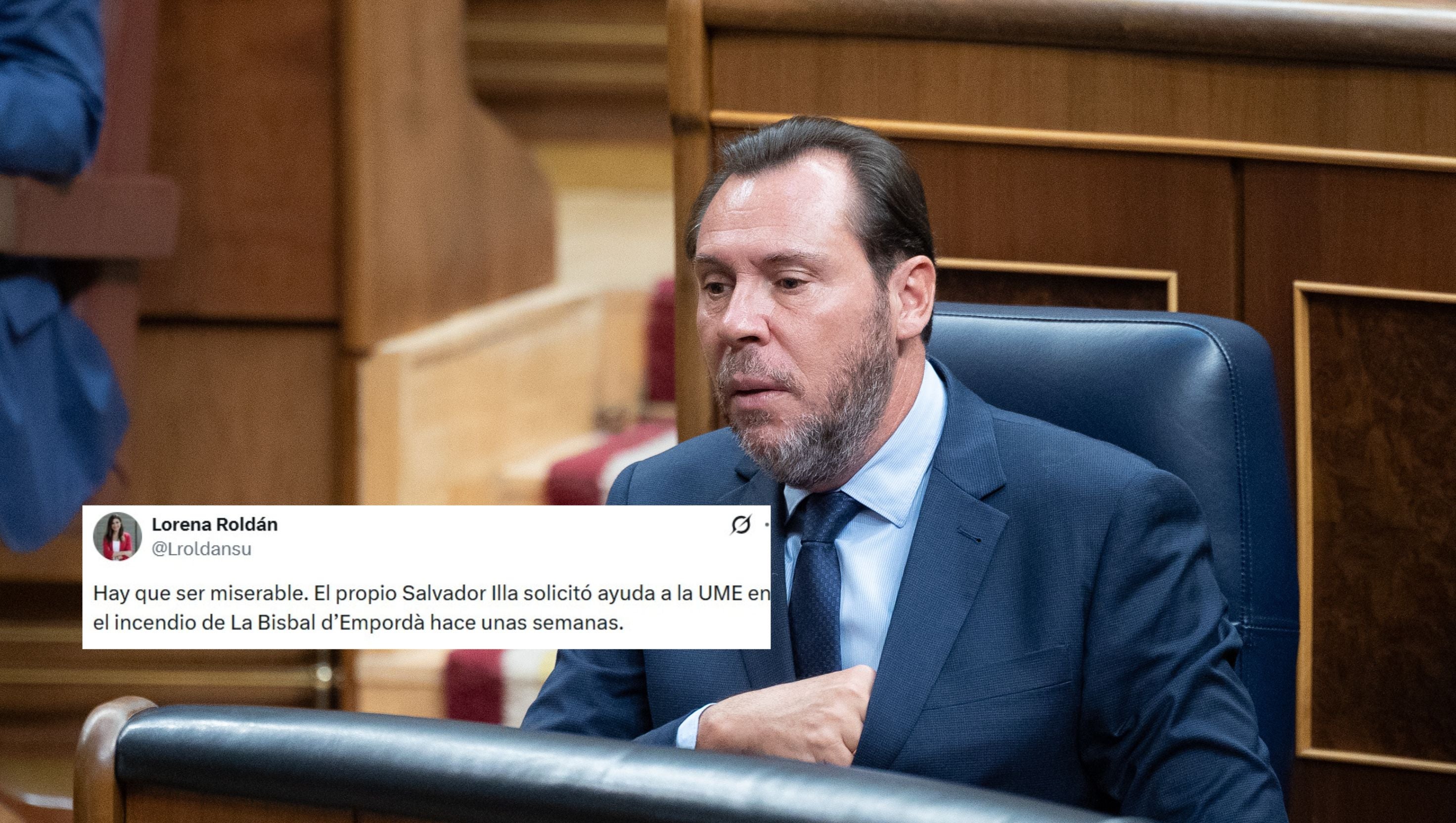 Indignación del PP con Óscar Puente, al que recuerdan que "Salvador Illa solicitó ayuda a la UME hace unas semanas" Indignación del PP con Óscar Puente, al que recuerdan que "Salvador Illa solicitó ayuda a la UME hace unas semanas"
