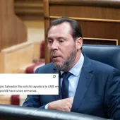 Indignación del PP con Óscar Puente, al que recuerdan que "Salvador Illa solicitó ayuda a la UME hace unas semanas" Indignación del PP con Óscar Puente, al que recuerdan que "Salvador Illa solicitó ayuda a la UME hace unas semanas"