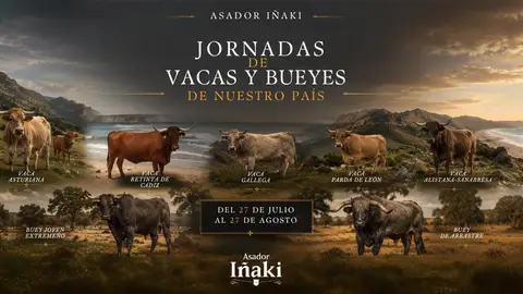 Asador Iñaki reúne en Málaga las mejores vacas y bueyes de España en unas nuevas jornadas gastronómicas Asador Iñaki reúne en Málaga las mejores vacas y bueyes de España en unas nuevas jornadas gastronómicas