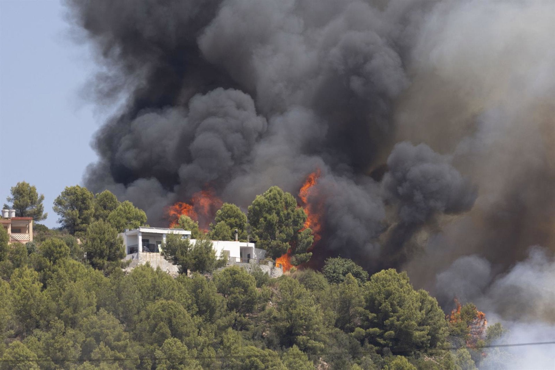El incendio deja cerca de un millón de euros en daños en la Vilavella El incendio deja cerca de un millón de euros en daños en la Vilavella