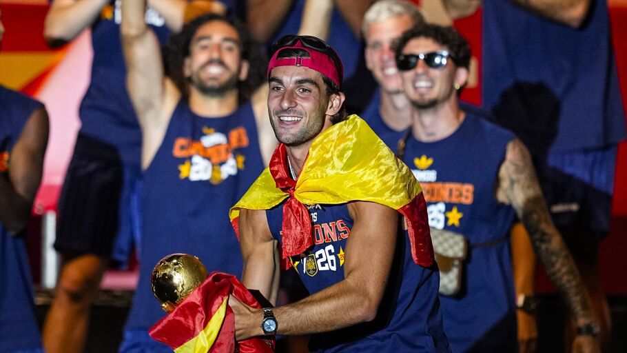 Ferr&aacute;n Torres durante la celebraci&oacute;n del Mundial en Madrid