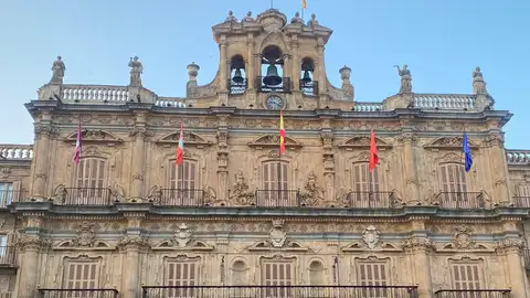 Fachada del consistorio salmantino Fachada del consistorio salmantino