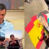 Sánchez reacciona al mural que le ha dedicado una niña en Gaza: "España os quiere y no os olvida"