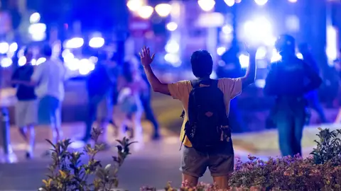 Cargas policiales durante una manifestación contra la saturación turística, a 26 de julio de 2026, en Palma de Mallorca, Islas Baleares (España). Cargas policiales durante una manifestación contra la saturación turística, a 26 de julio de 2026, en Palma de Mallorca, Islas Baleares (España).