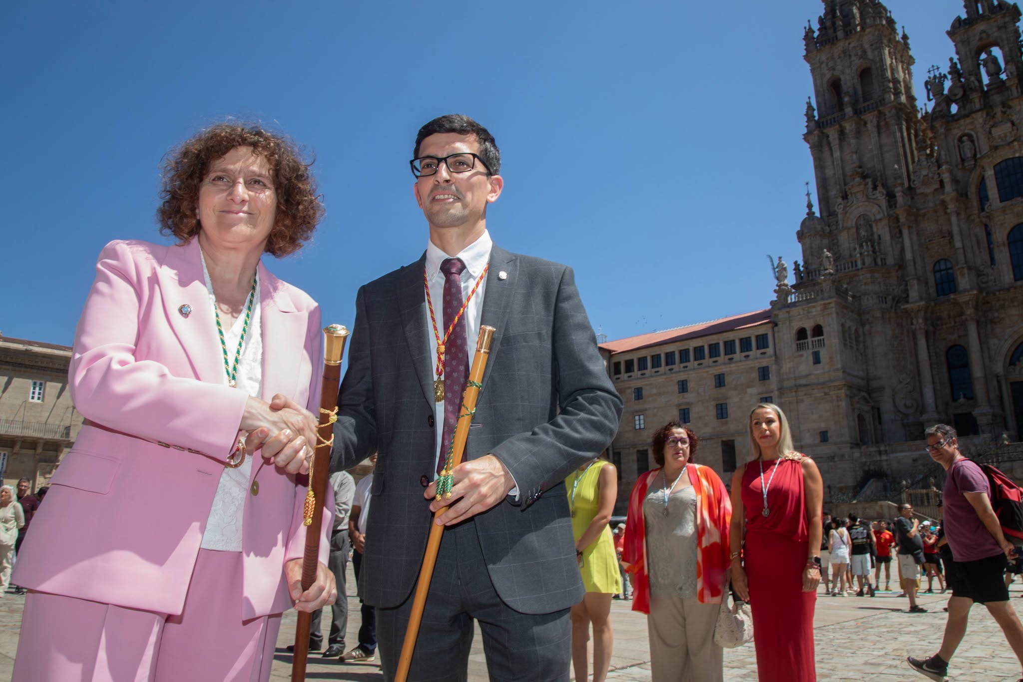 Santiago y Padrón renuevan su unión un año más dentro del marco de las Festas do Apóstolo Santiago y Padrón renuevan su unión un año más dentro del marco de las Festas do Apóstolo