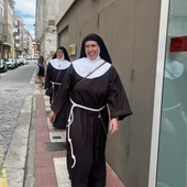 Dos de las monjas que han declarado en Briviesca (Burgos) Dos de las monjas que han declarado en Briviesca (Burgos)